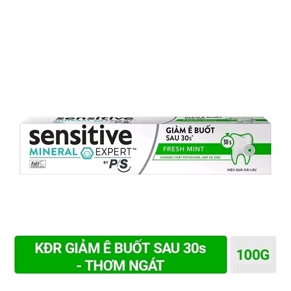 Kem đánh răng P/S Sensitive giảm ê buốt trắng răng 100g