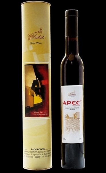 Rượu Vang Đà Lạt apec chai 375ml