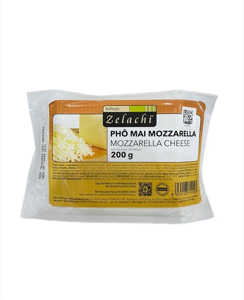 Phô mai mozza. Bottega Zelachi 200g