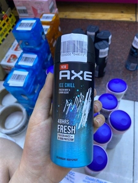 Xịt khử mùi 90 Axe 48H Ice chill 135ml