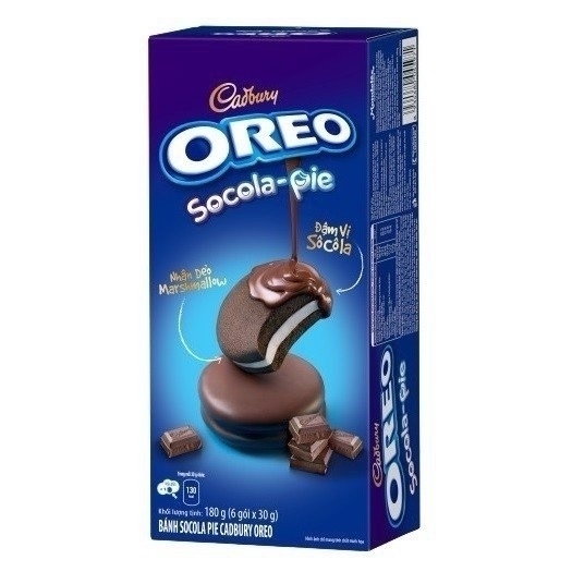 KĐ - Bánh Oreo socola pie 168g x 12 hộp