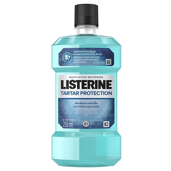 Nước súc miệng Listerine tartar protection mouthwash 250ml