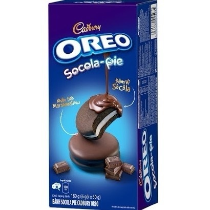 Kđ - Bánh Oreo socola pie Dâu 168g x 12 hộp