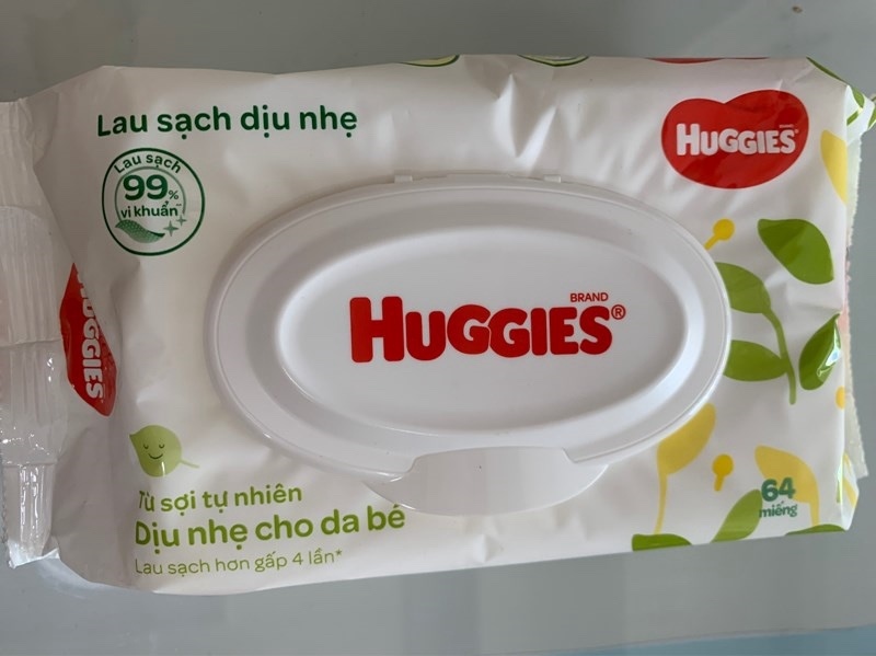 Khăn ướt Huggies dịu nhẹ 80x12
