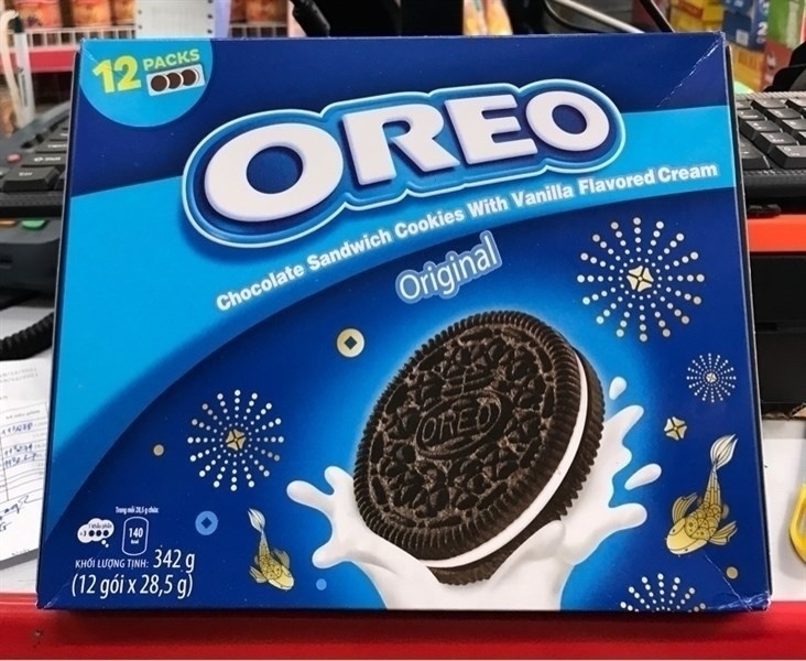 KĐ - Bánh Oreo hộp 270.8g Vani x 12 hộp