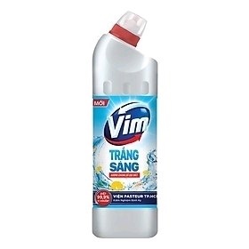 Gel tẩy rửa diệt khuẩn bồn cầu và nhà tắm Vim trắng sáng Hương chanh sả 870ml