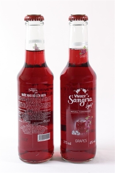 Nước nho đỏ lên men Sangria 275ml 4%