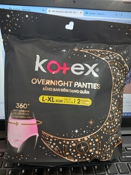 BVS Kotex băng quần MaxProtect cỡ L/XL 2x16
