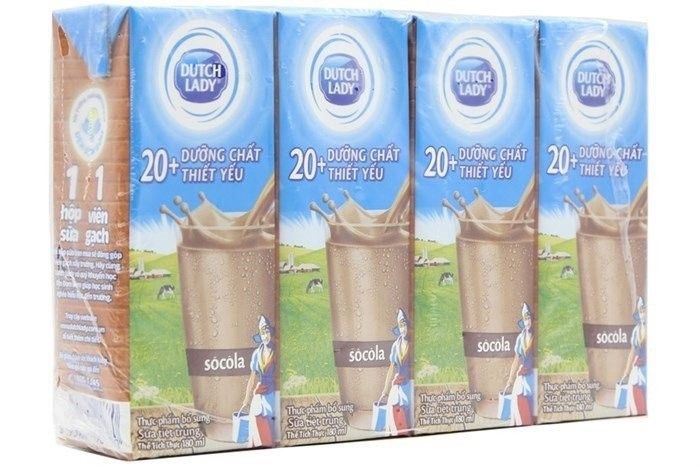 Sữa tiệt trùng Cô Gái Hà Lan Hương socola 180ml