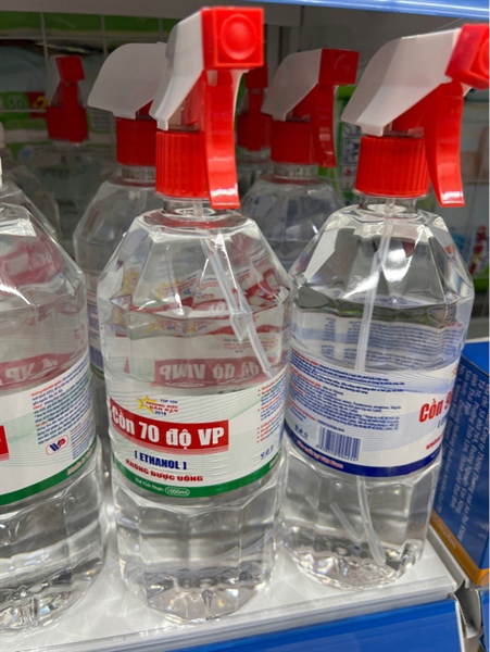 CỒN 70 ĐỘ NAM HÀ 1000ML