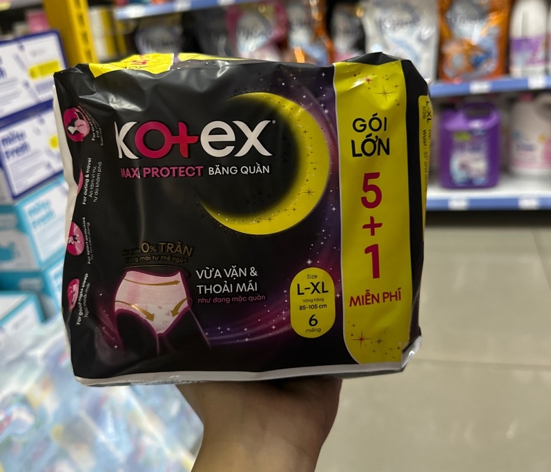Quần Kotex Đêm Max Protect 5M - L/XL