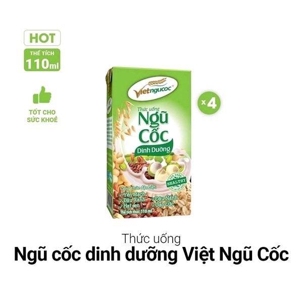 Ngũ cốc dinh dưỡng uống liền 110ml