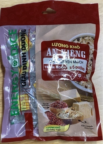 HC lương khô gạo lứt yến mạch 280g T20GÓI