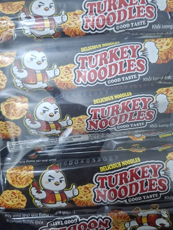 Mì tôm turkey