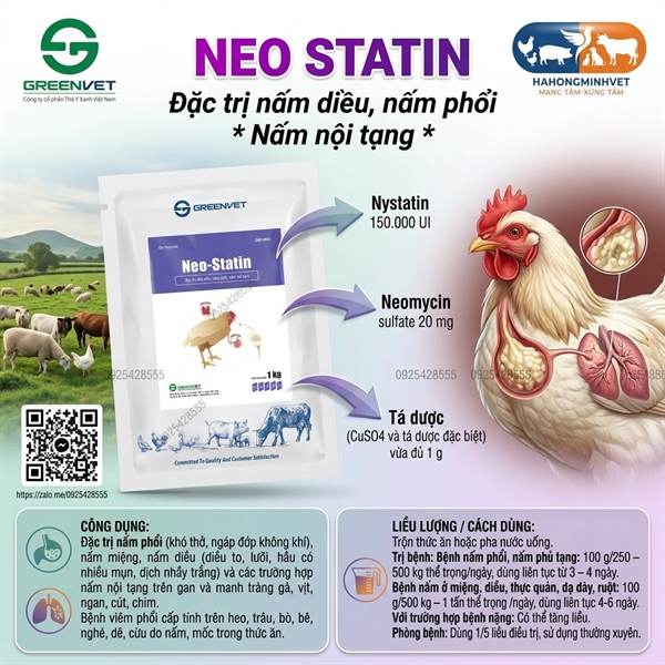 Neo- Statin 1kg (10x1) (Nấm )