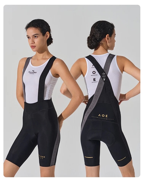 Quần yếm đạp xe nữ Valore Avvolto Mẫu 2026 - Midnight Black
