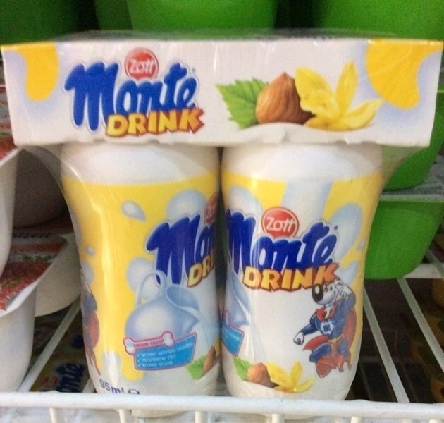 Váng sữa Monte drink vị vani 95ml