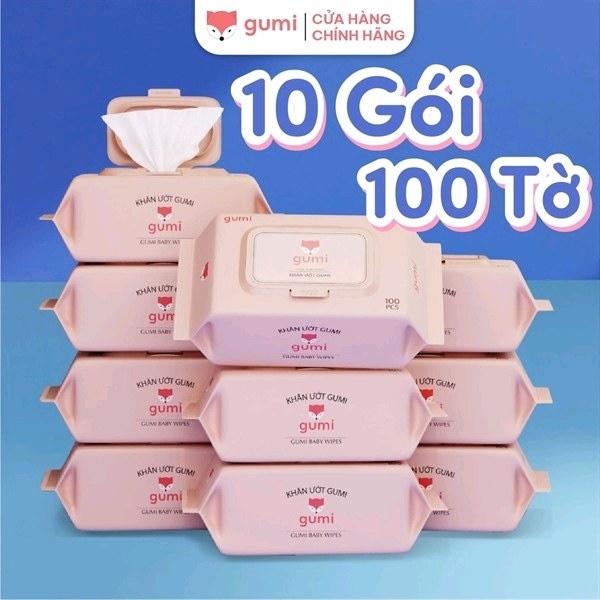 Khăn ướt Gumi 100 tờ