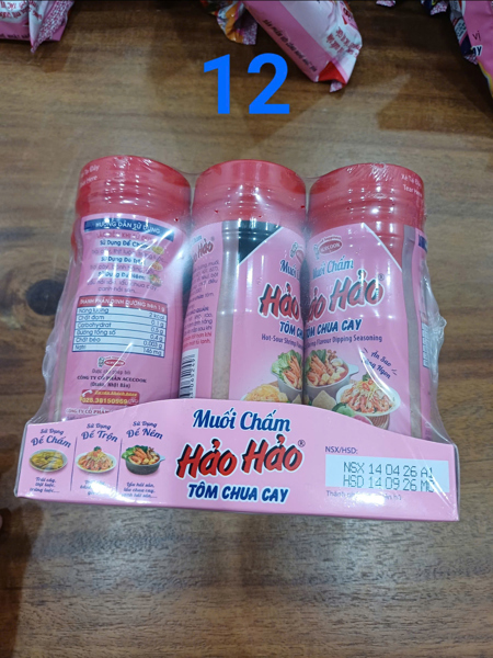 Muối chấm Hảo Hảo tôm chua cay 120g