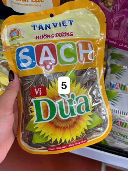 Hướng dương sạch vị dừa 210g