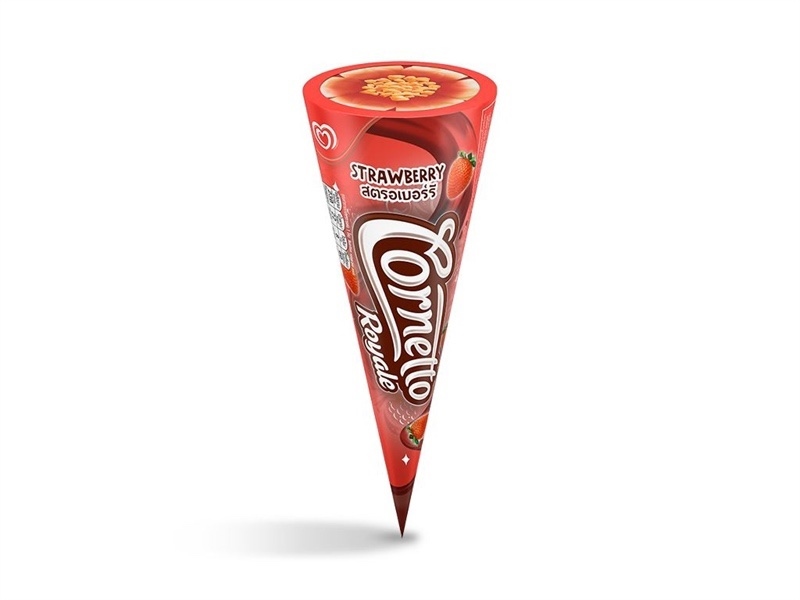 Kem walls Cornetto roy straw 88g