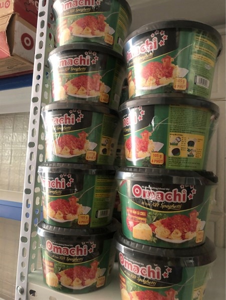 Omachi - Mì tô trộn xốt Spaghetti