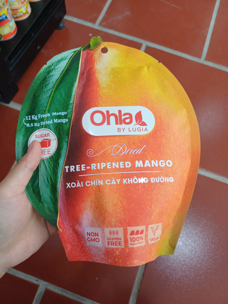 Túi trái xoài không đường Ohla 200g