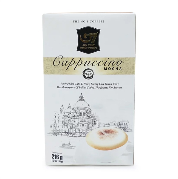 Cà phê Trung Nguyên cappuchino mocha 216g / 1 hộp