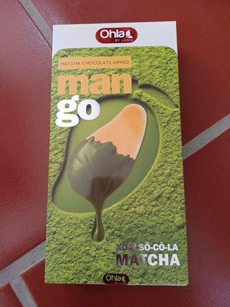 Xoài nhúng socola Matcha 180g