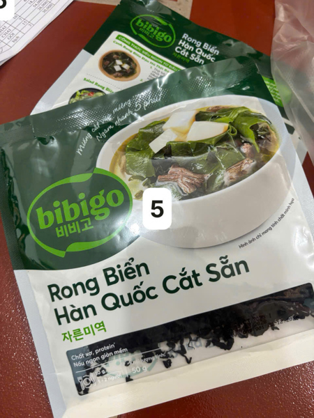 Rong biển Hàn Quốc cắt sẵn CJ Bibigo 50g