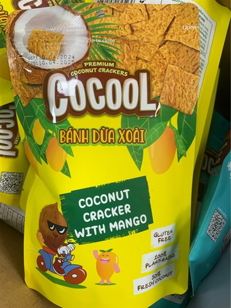 Bánh dừa cocool vị xoài Bánh dừa cocool vị xoài