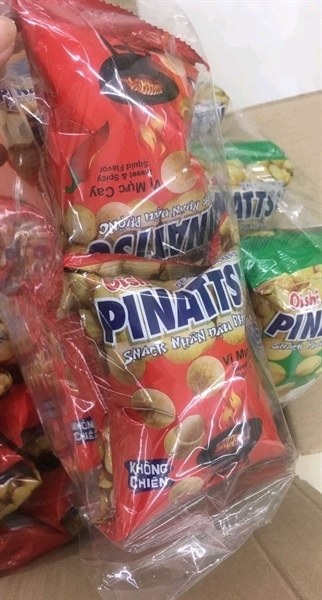 Đậu phộng Oishi vị mực cay 13g