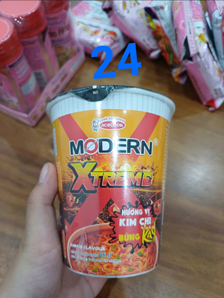 Mì ly Modern xtreme kim Chi