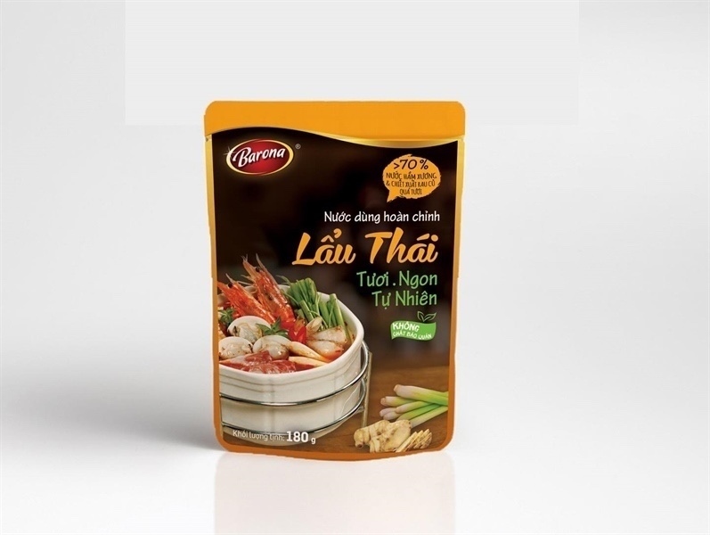 Barona - Nước dùng hoàn chỉnh lẩu chua cay 180g