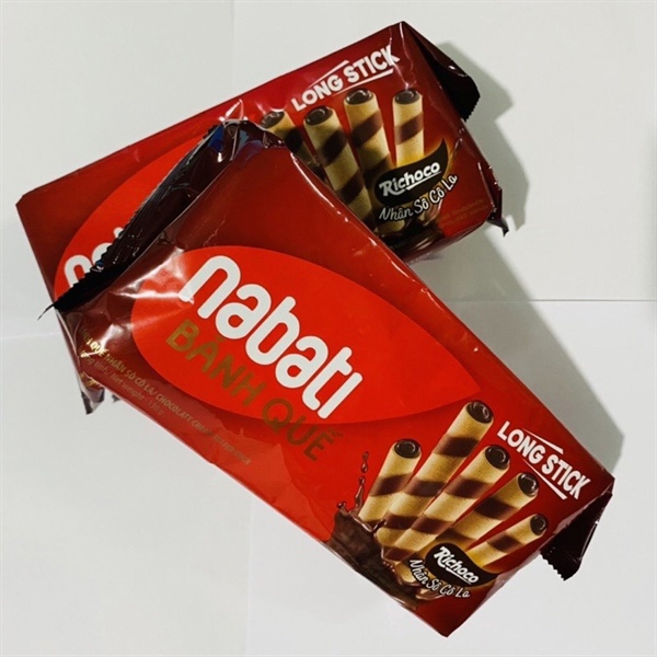 Bánh Nabati ốc quế chocolate 130g