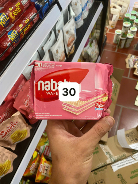 Bánh Nabati 50g Hương dâu * 60 gói