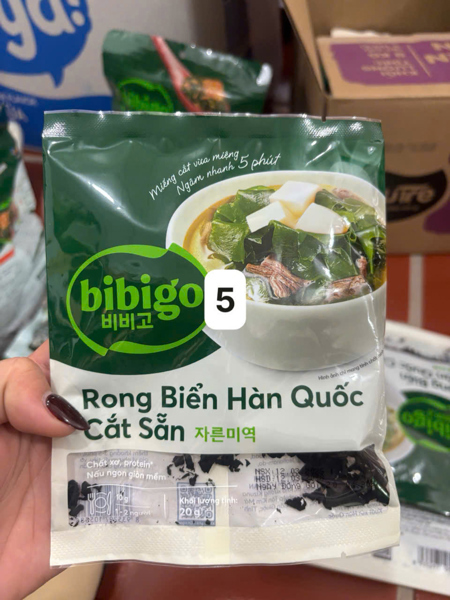 Bibigo - Rong biển nấu canh Hàn Quốc 20g