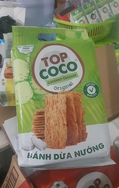 TOPCOCO - Bánh dừa nướng gói 210