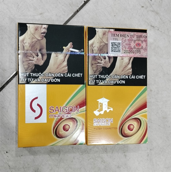 Thuốc Sài Gòn bấm xoài