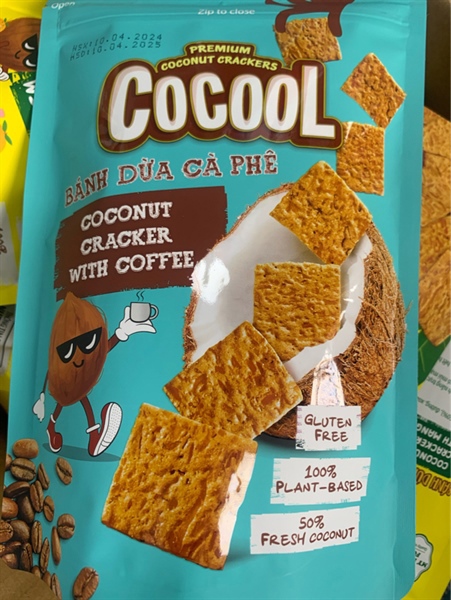 Bánh dừa cocool vị cafe Bánh dừa cocool vị cafe
