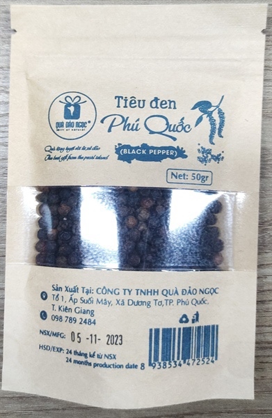 Tiêu đen Phú Quốc 50g