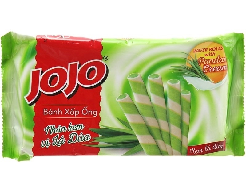 Jojo - Bánh quế vị lá dứa 125g