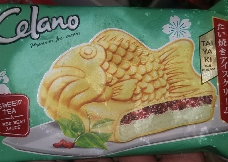 Kem cá Celano vị vanila đậu đỏ 100ml
