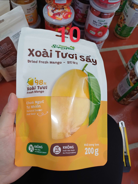 Your SuperFood - Xoài tươi sấy 200g