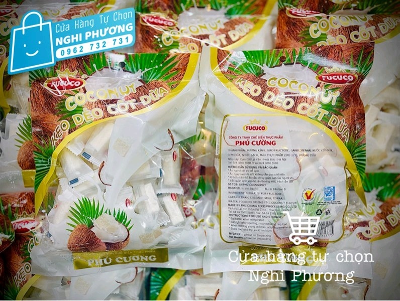 Kẹo dẻo cốt dừa Fucuco 20 x 270GR