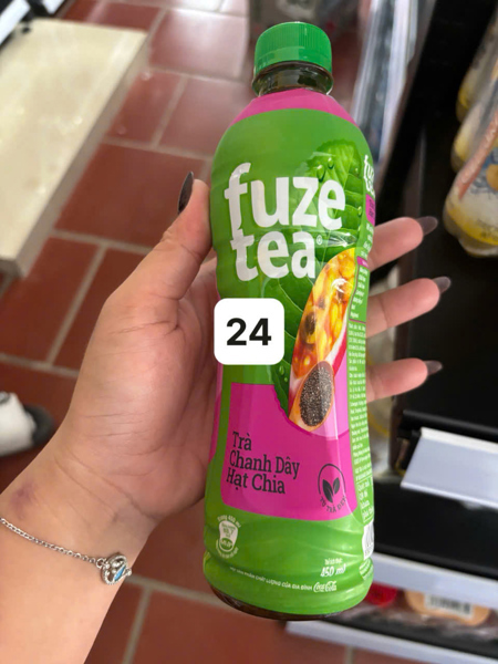 Trà Chanh Dây và hạt chia Fuze tea 450ml