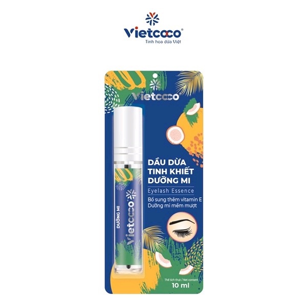 Dầu dừa tinh khiết dưỡng mi Vietcoco 10ml