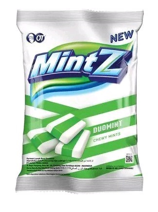 Kẹo mintz duomint vị bạc hà kép xanh lá 125g