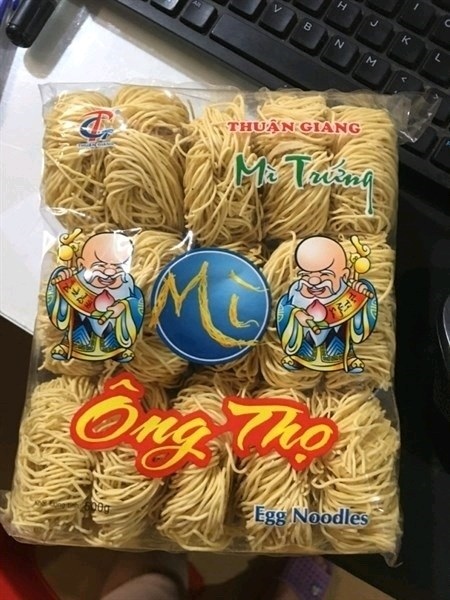Mì trứng Ông Thọ sợi nhỏ thuận giang 500g