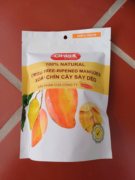 Ohla xoài chín cây sấy dẻo 500g -soft Dried Mango